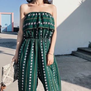 Summer off shoulder one piece